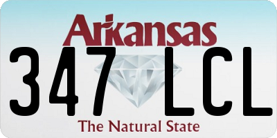 AR license plate 347LCL