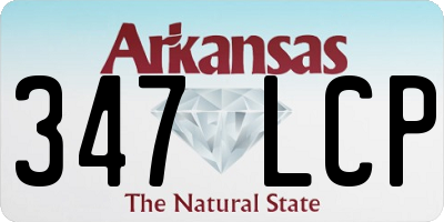 AR license plate 347LCP