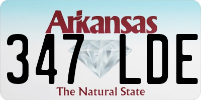 AR license plate 347LDE