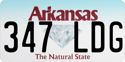 AR license plate 347LDG