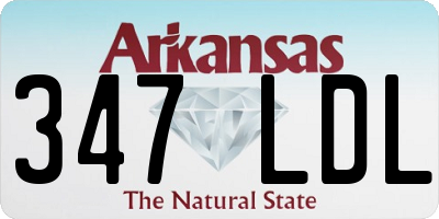 AR license plate 347LDL