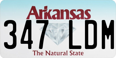 AR license plate 347LDM