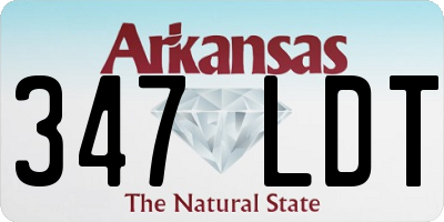 AR license plate 347LDT