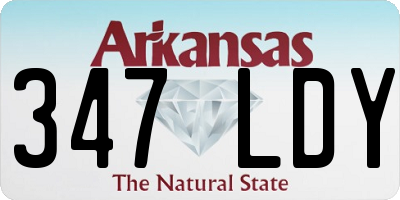 AR license plate 347LDY