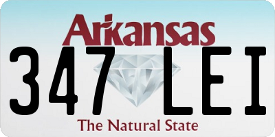 AR license plate 347LEI