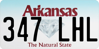 AR license plate 347LHL