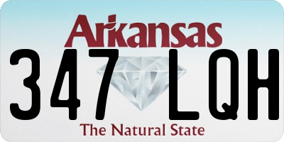 AR license plate 347LQH