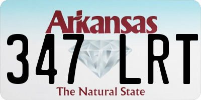 AR license plate 347LRT