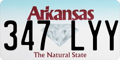 AR license plate 347LYY