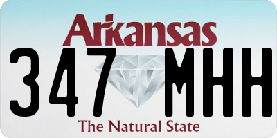 AR license plate 347MHH