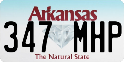 AR license plate 347MHP