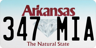 AR license plate 347MIA