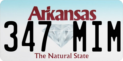 AR license plate 347MIM