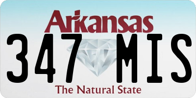AR license plate 347MIS