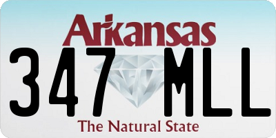 AR license plate 347MLL