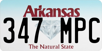 AR license plate 347MPC