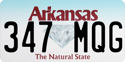 AR license plate 347MQG