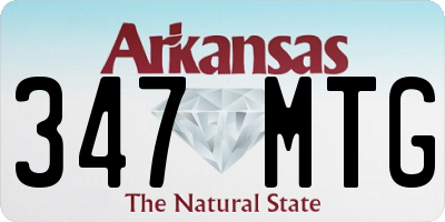 AR license plate 347MTG