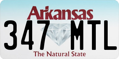 AR license plate 347MTL