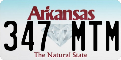 AR license plate 347MTM