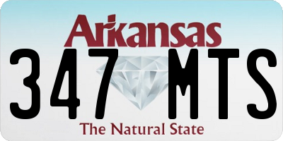 AR license plate 347MTS