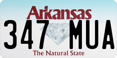 AR license plate 347MUA