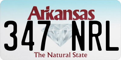 AR license plate 347NRL