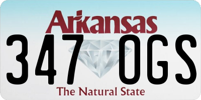 AR license plate 347OGS