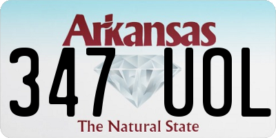 AR license plate 347UOL