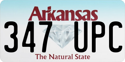 AR license plate 347UPC