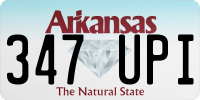 AR license plate 347UPI