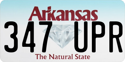 AR license plate 347UPR