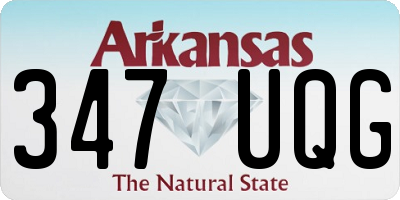 AR license plate 347UQG