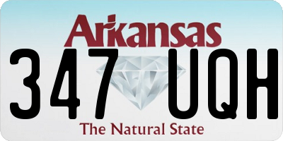 AR license plate 347UQH