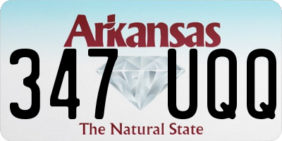 AR license plate 347UQQ