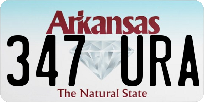 AR license plate 347URA