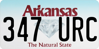 AR license plate 347URC