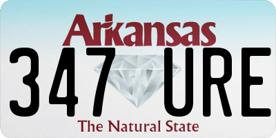 AR license plate 347URE
