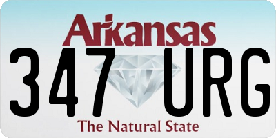 AR license plate 347URG