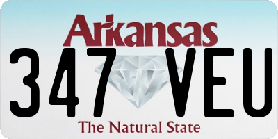 AR license plate 347VEU