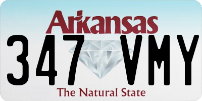 AR license plate 347VMY