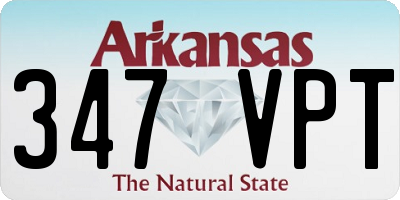 AR license plate 347VPT