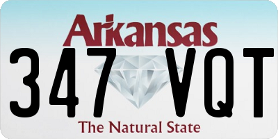 AR license plate 347VQT