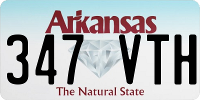 AR license plate 347VTH