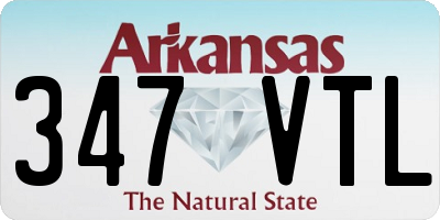 AR license plate 347VTL