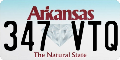 AR license plate 347VTQ