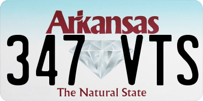 AR license plate 347VTS