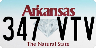 AR license plate 347VTV