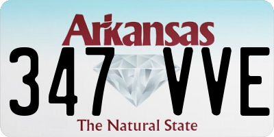 AR license plate 347VVE
