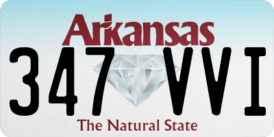 AR license plate 347VVI